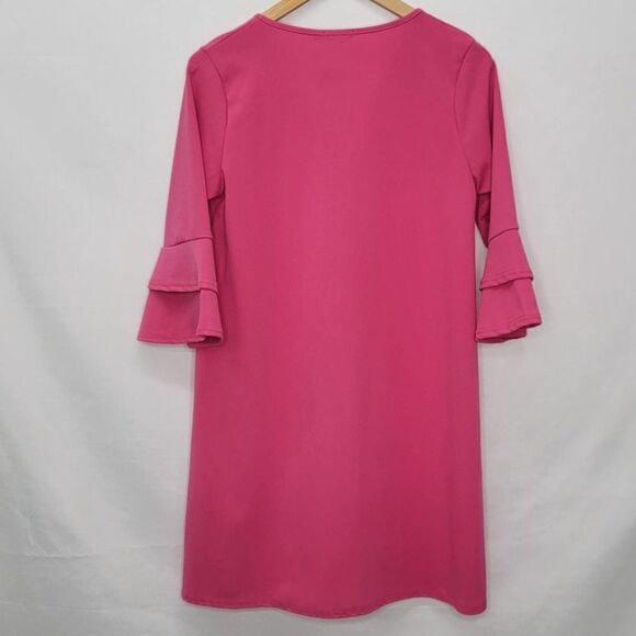 Boohoo Pink Straight Knee Length - Picture 10 of 14